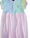 Ralph Lauren Toddler Girl's Color-Blocked Dress, Oxford Multi, 6