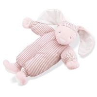 North American Bear Company Sleepyhead Bunny Pink, Pink Stripe, Large