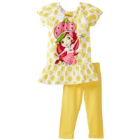 Strawberry Shortcake Baby-girls Infant 2 Piece Polka Dot Legging Set