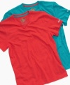 Absolutely epic: Supersoft slub cotton updated with a V neck from Epic Threads.