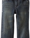 Tommy Hilfiger Boys 2-7 Freedom Jean, Blue Black, 6 Regular