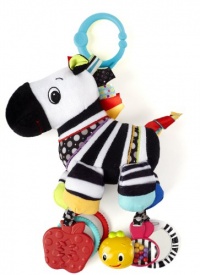 Bright Starts Start Your Senses Sensory Plush Pals, Zebra