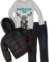 Kids Headquarters Boys 2-7 CK Biker 3 Piece Set