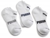 Puma  Boys 8-20 3 Pack Runner Socks, White/Navy, 7-8.5