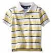 Tommy Hilfiger Boys 2-7 Short Sleeve Morris Polo Shirt, Pale Banana, 7 Regular