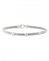 Effy Jewlery Balissima Sterling Silver Diamond Bracelet, .04 TCW