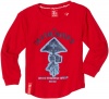 LRG - Kids Boys 8-20 Long Sleeve Chemical Living Thermal Shirt, Red, Large