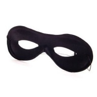 Mysterious Black Half Mask