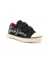 GUESS Kids Boys Toddler Trevor Low Ez Sneakers - Black S, BLACK (6.5)