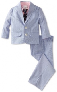 Nautica Dress Up Boys 2-7 Pin Cord Suit Set, Bright Blue, 3T/3