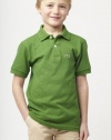 Lacoste Boys Short Sleeve Pique Polo Green, Size 8YR-L1812