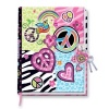 Hot Focus Peace Diary with Lock and Keys