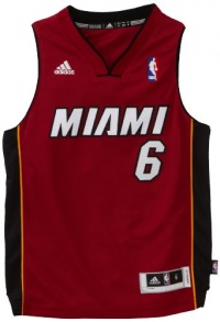 NBA Miami Heat LeBron James Swingman Alternate Youth Jersey, Maroon, Medium