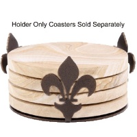 Thirstystone Metal Holder - Fleur de Lis - Espresso