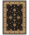 Evoking classing Persian patternwork in a cream, gold and ebony ground, the Tamena area rug from Couristan offers intricate beauty for your floors. Woven of heat-set Courton™ polypropylene, a synthetic fiber that's meticulously crafted for durability.