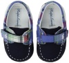 Ralph Lauren Layette Sander EZ Loafer (Infant/Toddler),Navy/Plaid,4 M US Toddler