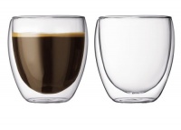 Bodum Pavina 8.5-Ounce Double-Wall Thermo Tumber/DOF Glass, Set of 2