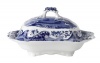 Spode Blue Italian Vegetable Dish With Cover