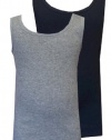 Calvin Klein Boys Black and Heather Gray 2 Pack Tank Tops for boys (4/5)