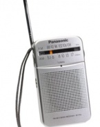 Panasonic RF-P50 Pocket AM/FM Radio, Silver