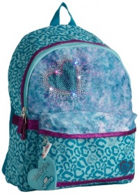 Skechers Twinke Toes Leopard Basic Backpack, Aqua, One Size