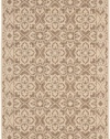 Area Rug 2x5 Rectangle Transitional Brown - Creme Color - Safavieh Courtyard Rug from RugPal