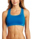 Champion Women's Seamless Reversible Sports Bra, Boogie Blue/Light Boogie Blue, Medium