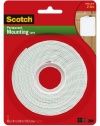 Scotch Permanent Mounting Tape, 1 Inch x 125 Inches