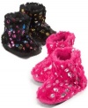 Adorable booties to keep her feet warm by Monster High.