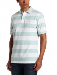 IZOD Men's Stripe Oxford Pique Polo Shirt