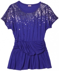 Splendid Girls 7-16 Sequin Mix Dress, Iris, 10