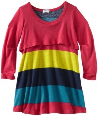 Splendid Littles Girls 2-6x Colorblock Rugby Dress, Dublin, 3T