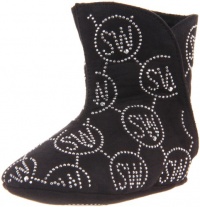 Stuart Weitzman Layette Baby Flirt Boot (Infant/Toddler),Black,3 M US Infant