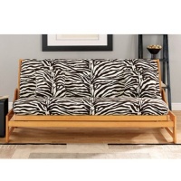 Sure Fit Zebra 1-Piece Futon Slipcover, Black/White