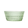 iittala Kastehelmi Dew Drop 7-3/4-Ounce Glass Bowls, Green, Set of 2