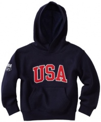 Team USA Boys' Fleece Hoodie (Navy, Medium)