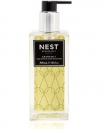 Nest Fragrances' liquid hand soap contains natural plant extracts and antioxidants to help clean and nourish the skin while leaving behind a light, uplifting fragrance. 10 oz. 