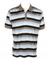 Codice mens striped short sleeve polo shirt