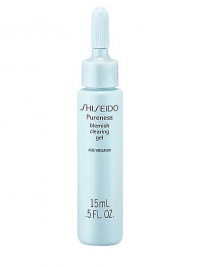 A medicated gel that effectively clears up acne as it purifies and refreshes skin. Calms and soothes flare-ups and redness associated with acne and helps prevent the appearance of new acne. Formulated with salicylic acid to reduce the cause of acne. Contains a purifying agent proven to keep skin clean in combination with an aromachology-based fragrance. Use daily as needed after cleansing.