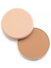 A powdery foundation that defends against powerful UVA/UVB rays as it provides a flawless makeup finish. Smoothes on with a lightweight feeling and a natural, matte look. Resists perspiration and oil to remain fresh and color-true for hours. Contains Thiotaurine, an antioxidant that neutralizes free radicals. Recommended by the Skin Cancer Foundation as an effective UV sunscreen. Case and refill sold separately.