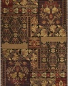 5'2 x 7'6 Rectangular Surya Area Rug BSL7141-5276 Auburn/Chocolate Color Machine Made in Turkey Basilica Collection