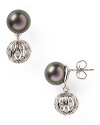 Elegant and classic, keep these Majorica pearl earrings in your jewelry box for holiday events, weddings or any occasion that calls for a little bling.