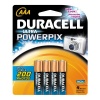 Duracell Power Pix AAA Nickel Oxy Hydroxide Batteries 4 Counts