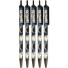 NFL San Diego Chargers Disposable Black Ink Click Pens, 5-Pack