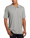 Van Heusen Men's Short Sleeve Micropoly Feeder Polo