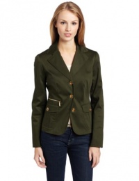 Jones New York Women's Button Front Blazer