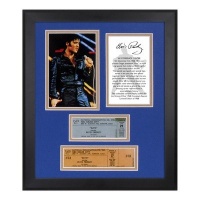 Elvis Presley 68 Special 40th Anniversary Framed Photo with Replica Ticket - 13.75 X 11.75