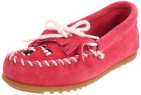 Minnetonka Beaded Kilty Moccasin (Toddler/Little Kid/Big Kid),Pink,12 M US Little Kid