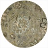 Nourison JA41 Jaipur Round Hand Tufted Area Rug, 8-Feet, Silver