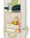 Munchkin 6 Shelf Closet Organizer, Cream/Green